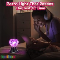 Baliboo Plasma Ball Heart Shaped Light 4 Touch Activated Valentine Gift Usb Cable Or Battery Powered Magical Interactive M