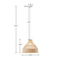 Wren Bell Shaped Bamboo Pendant(D0102H73R58)