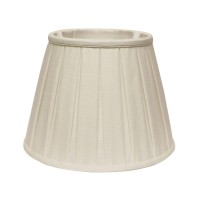 High Quality Fabric Lamp Shade Includes Brass Metallic Finish Washer Washer fitter sits on top of the harp Intended for use with customers own finial Shade measures 115 top diameter x 18 bottom diameter x 115 slant height Softback lampshade with box pleat