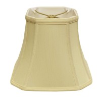 High Quality Fabric Lamp Shade Includes Brass Finish Washer Washer fitters sits on top of the harp Intended for use with customers own finial Shade measures 9 top diameter x 16 bottom diameter x 13 slant height Softback lampshade with vertical piping and 