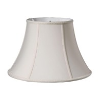 High Quality Fabric Lamp Shade Includes Brass Metallic Finish Washer Washer fitter sits on top of the harp Intended for use with customers own finial Shade measures 55x7 top diameter x 925x12 bottom diameter x 825 slant height Softback lampshade with vert