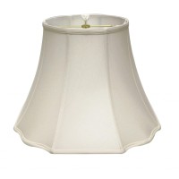 High Quality Fabric Lamp Shade Includes Brass Finish Washer Washer fitters sits on top of the harp Intended for use with customers own finial Shade measures 65 top diameter x 12 bottom diameter x 9 slant height Softback lampshade with vertical piping and 