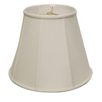 High Quality Fabric Lamp Shade Includes Brass Finish Washer Washer fitters sits on top of the harp Intended for use with customers own finial Shade measures 10 top diameter x 20 bottom diameter x 14 slant height Softback lampshade with vertical piping and