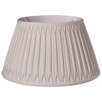 High Quality Fabric Lamp Shade Includes Brass Metallic Finish Washer Washer fitter sits on top of the harp Intended for use with customers own finial Shade measures 13 top diameter x 19 bottom diameter x 11 slant height Softback lampshade with double smoc