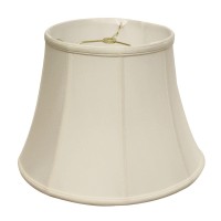 High Quality Fabric Lamp Shade Includes Brass Finish Washer Washer fitters sits on top of the harp Intended for use with customers own finial Shade measures 9 top diameter x 14 bottom diameter x 10 slant height Softback lampshade with vertical piping and 