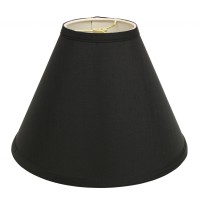 High Quality Fabric Lamp Shade Includes Brass Finish Washer Washer fitters sits on top of the harp Intended for use with customers own finial Shade measures 6 top diameter x 17 bottom diameter x 115 slant height Hardback lampshade on white styrene backing