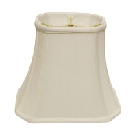 High Quality Fabric Lamp Shade Includes Brass Finish Washer Washer fitters sits on top of the harp Intended for use with customers own finial Shade measures 10 top diameter x 18 bottom diameter x 125 slant height Softback lampshade with vertical piping an