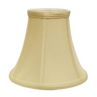 High Quality Fabric Lamp Shade Includes Brass Finish Washer Washer fitters sits on top of the harp Intended for use with customers own finial Shade measures 9 top diameter x 18 bottom diameter x 13 slant height Softback lampshade with vertical piping and 