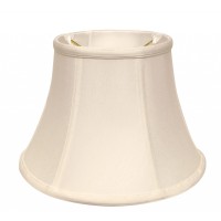 High Quality Fabric Lamp Shade Includes Brass Finish Washer Washer fitters sits on top of the harp Intended for use with customers own finial Shade measures 10 top diameter x 15 bottom diameter x 85 slant height Softback lampshade with vertical piping and