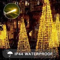 Suddus 200 Led Christmas Lights Outdoor Waterproof, 66Ft Fairy Lights Plug In Connectable, Warm White Christmas Lights Indoor For Xmas Tree Holiday Party Porch Decor