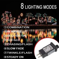 Sigandg 12V 12W Led Transformer Replacement Class 2 Power Led Controller With 8 Modes Supply For Christmas String Light Inflatab