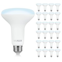 Sigalux Led Flood Lights Indoor, Br30 Led Bulb 65W Equivalent, Dimmable Recessed Light Bulbs 5000K Daylight Can Light Bulbs 650Lm, E26 Base Bulged Light Bulbs Ul Listed, 24Pack