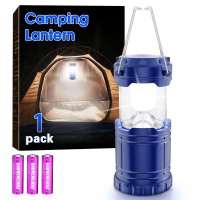 LED camping Lanterns Battery Powered camping Lights Super Bright collapsible Flashlight Portable Emergency Supplies Kit 360 Degree Lantern Ideal gift for children family or friend survival kits for Hiking camping Trips Emergencies Backpacking Fishing Stor