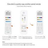 Lgidtech Fut100 Miboxer 100-Zone Rgb+Cct Remote Controller,Compatible With Miboxer/Milight 2.4G Products