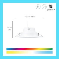 Wiz Color 6Inch Smart Retrofit Downlight Pack Of 42700K 6500K 1150 Lumen Indoor Connects To Your Existing Wifi Con