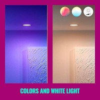 Wiz Color 6Inch Smart Retrofit Downlight Pack Of 42700K 6500K 1150 Lumen Indoor Connects To Your Existing Wifi Con