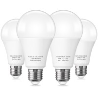 Prosperbiz A21 Led Light Bulb, 150-200W Equivalent 23W Led Bulbs, Super Bright 2500 Lumens 3000K Warm White Light Bulb E26 Standard Base For Home Lighting 4 Packs