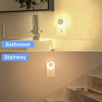 Night Light With Highlowoff Switch Led Manual Nightlight Max 20 Lumens Indoor For Bathroom Hallway Bedroom Kitchen Warm