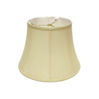 High Quality Fabric Lamp Shade Includes Brass Finish Washer Washer fitters sits on top of the harp Intended for use with customers own finial Shade measures 10 top diameter x 16 bottom diameter x 12 slant height Softback lampshade with vertical piping and