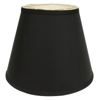 High Quality Fabric Lamp Shade Includes Brass Finish Washer Washer fitters sits on top of the harp Intended for use with customers own finial Shade measures 8 top diameter x 14 bottom diameter x 11 slant height Hardback lampshade on white styrene backing 