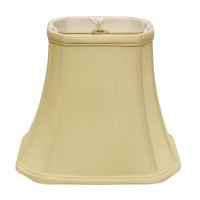 High Quality Fabric Lamp Shade Includes Brass Finish Washer Washer fitters sits on top of the harp Intended for use with customers own finial Shade measures 6 top diameter x 10 bottom diameter x 85 slant height Softback lampshade with vertical piping and 