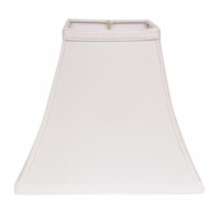 High Quality Fabric Lamp Shade Features a sturdy brass finish metal Bulb Clip that fits securely to your bulb No finial is needed Shade measures 4 top diameter x 8 bottom diameter x 7 slant height Hardback lampshade on white styrene backing Made from high