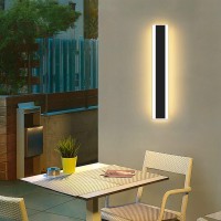 Mikeru 150Cm Modern Wall Sconce, 48W Indooroutdoor Ip65 Rainproof Long Bar Wall Light, 3000K Warm White Led Garden Wall Lights For Hallway, Garden, Balcony