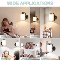 Canmeijia Wall Sconce 1 Light Modern Wall Light Fixture Bathroom Vanity Lights With Matte Black Wall Lamp For Bedroom Kitchen