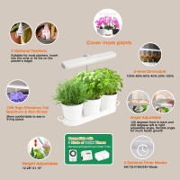 Growled Grow Light Bar For Indoor Plants Planter Mate Growing Lamp Full Spectrum Height Adjustable 8121624H Auto Timer 5