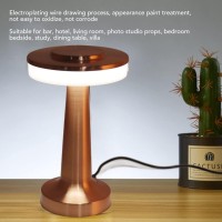 Gowenic Touch Control , Vintage Desk Lamp Touch Control Retro Bedside Nightstand Lamps With 3 Levels Color Temperature, Decor For Room Hotel Bar(Copper)