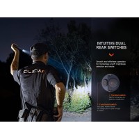 Fenix Pd36R Pro 2800 Lumen Usb Rechargeable Led Tactical Flashlight With Edisonbright Charging Cable Carry Case Bundle