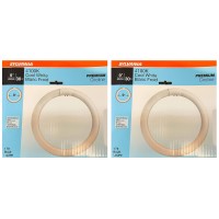 (2 Pack) Sylvania 23520 Cool White Premium Circline Fluorescent T9 Circle 9 Inch Diameter, 30 Watts, 4100K, 2000 Lumens, 80 Cri Fluorescent Light Bulb