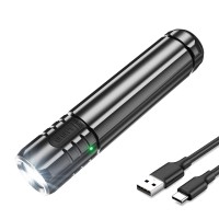 Klarus Ec20 1100 Lumens Rechargeable Flashlights, 4000Mah Battery Pocket Torch, Ipx8 Waterproof Edc Torch, 160 Hours Max Runtime Edc Flashlight, 200M Max Beam Distance,Phone Charging Function