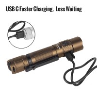 Thrunite Tn12 Pro Rechargeable Flashlight High 1900 Lumens Led Flashlight With Dual Switch Long 415 Yards Throw For Outdoor R