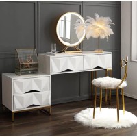 Dunmw Creative White Ostrich Feather Table Lamp Bedside Lamp Light Luxury And Elegant Lampshade Night Light Table Lighting For Living Room Bedroom Home Decoration