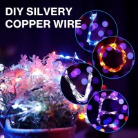 Olafus 16 Pack Multicolor Fairy Lights Battery Operated Mini Multi Color String Light Waterproof Ip68 7Ft 20 Led Colorful Bott