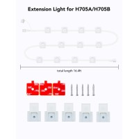 Govee 164Ft Lights With Clips And Vhb Glue For Rgbic Permanent Outdoor Lights H705A H705B And H705C