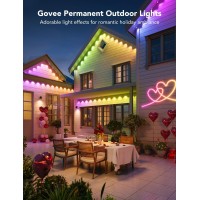 Govee 164Ft Lights With Clips And Vhb Glue For Rgbic Permanent Outdoor Lights H705A H705B And H705C