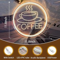 Coffee Cup Neon Sign For Wall Decor Powered By Usb 3D Engrave Art Light Christmas Party Birthday Gift For Children Kids Girls L