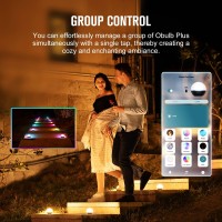 Olight Obulb Plus Multicolor Led Night Light Smart Table Lamps With Bluetooth App Control Ambient Lights Max 300 Lumens Mcc R