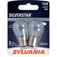 The SYLVANIA SilverStar high performance miniature bulbs deliver a brighter whiter light when compared to SYLVANIA Long Life SYLVANIA achieves this using a specially designed filament propriety gas mixture and a lamp coating that shifts the color temperat