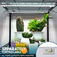 Barrina Grow Lights For Indoor Plants 5000K White Full Spectrum Led Grow Light 1Ft Plant Grow Light Led Grow Light Bulbs T5