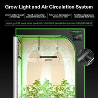 Vivosun Aerolight Wing Aw200Se Led Grow Light 200W With Integrated Circulation Fan Compatible With App Used With Growhub Cont