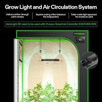 Vivosun Aerolight A100Se Led Grow Light 100W With Integrated Circulation Fan Compatible With App Used With Growhub Controller