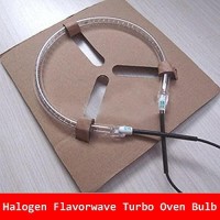 Nuhui 1X Halogen Turbo Flavorwave Oven Light Bulb Lamp Heating Element Replacement Heater Round Heating Lamp110-130 V 1300W