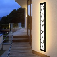 Truwella Led Wall Sconces Outdoor Led Wall Lights 31.5Inch Minimalist Waterproof Led Wall Light Ip67 3000K Long Strip Wall Lamps Suitable For Outdoor Wall Sconce/Indoor Decorative Lighting