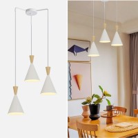 Dec Luce Decoluce Lighting Modern 3 Lihgt Pendant Light Fixtures, Adjustable Chandelier Hanging Lamps For Kitchen Island, Bedroom, Living Room, Dining Room, Contemporary Wall D