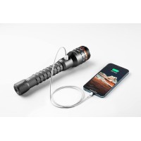 Nebo Davinci 3200L Flashlight 3200 Lumen Flashlight With Power Bank And Push Button Mode Selector