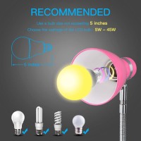 Szmanweisi Metal Desk Lamps Clip On Lamp Clip On Light Portable Clamp On Reading Light Eyecaring Study Table Lamp With Flexible