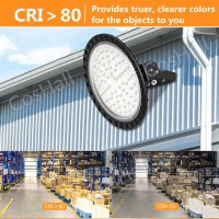 Ufo Led High Bay Lights 300W 2 Packs,Super Bright 30000Lm High Bay Led Shop Lights,6500K Daylight High Bay Led Lights,Waterproof High Bay Lighting,Led High Bay Light For Factory Warehouse Workshop